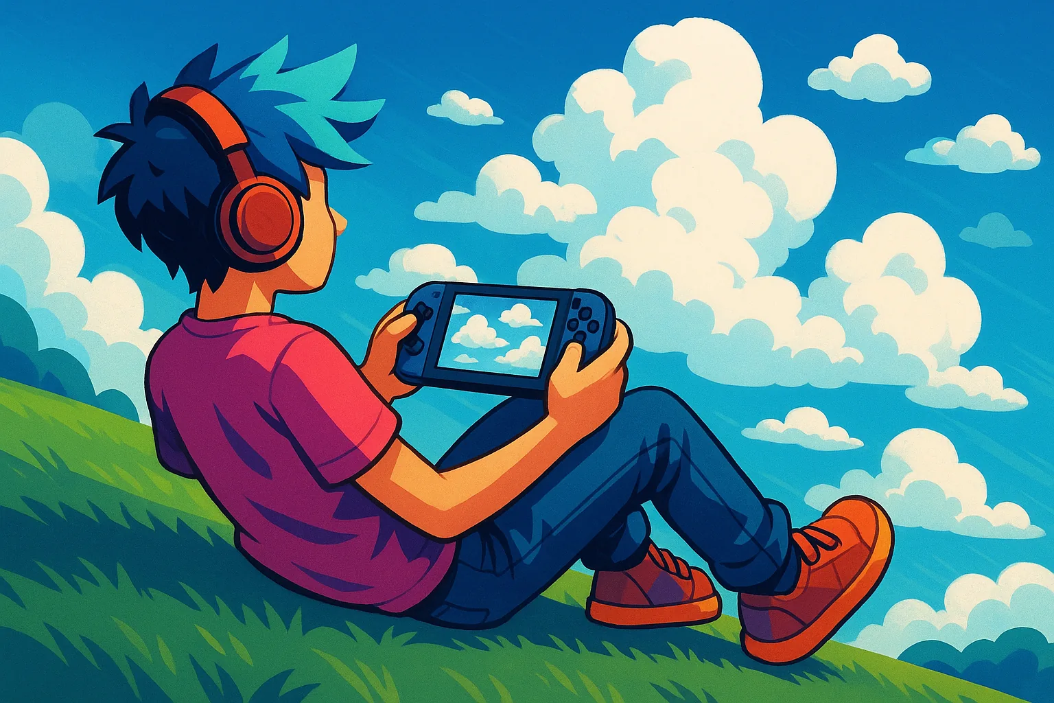 Cloudgazer é um jogo sobre relaxar e observar nuvens no céu