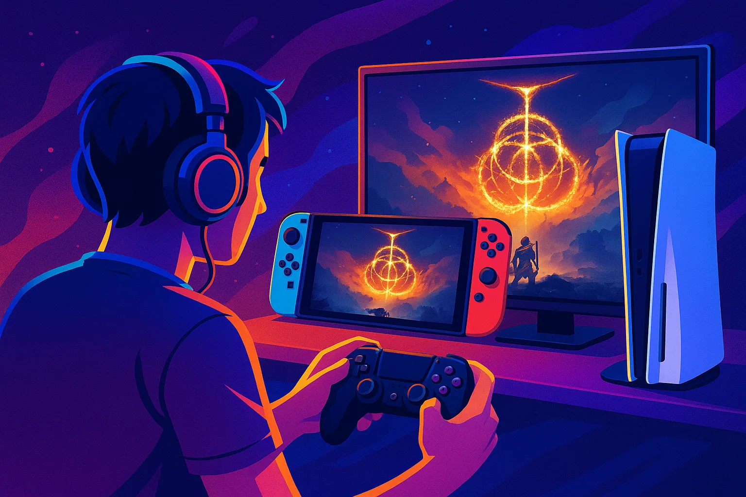 Elden Ring no Switch 2 é comparado com PS5 em vídeo