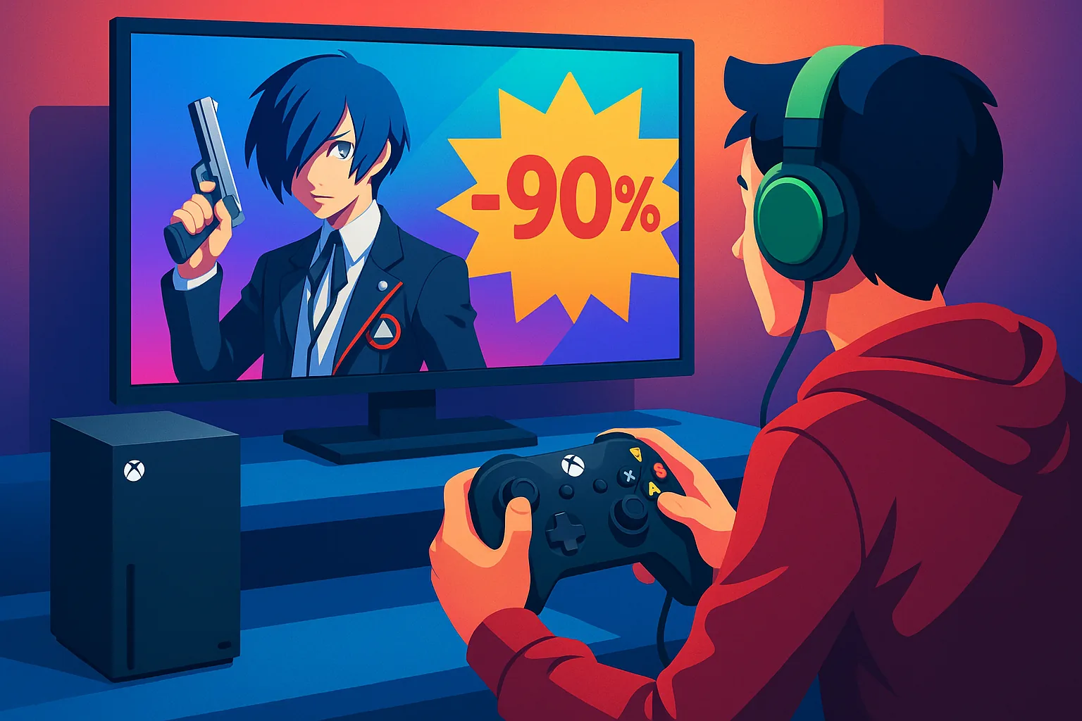 Jogos de Xbox com até 90% OFF: Persona 3 Reload e mais em promoção