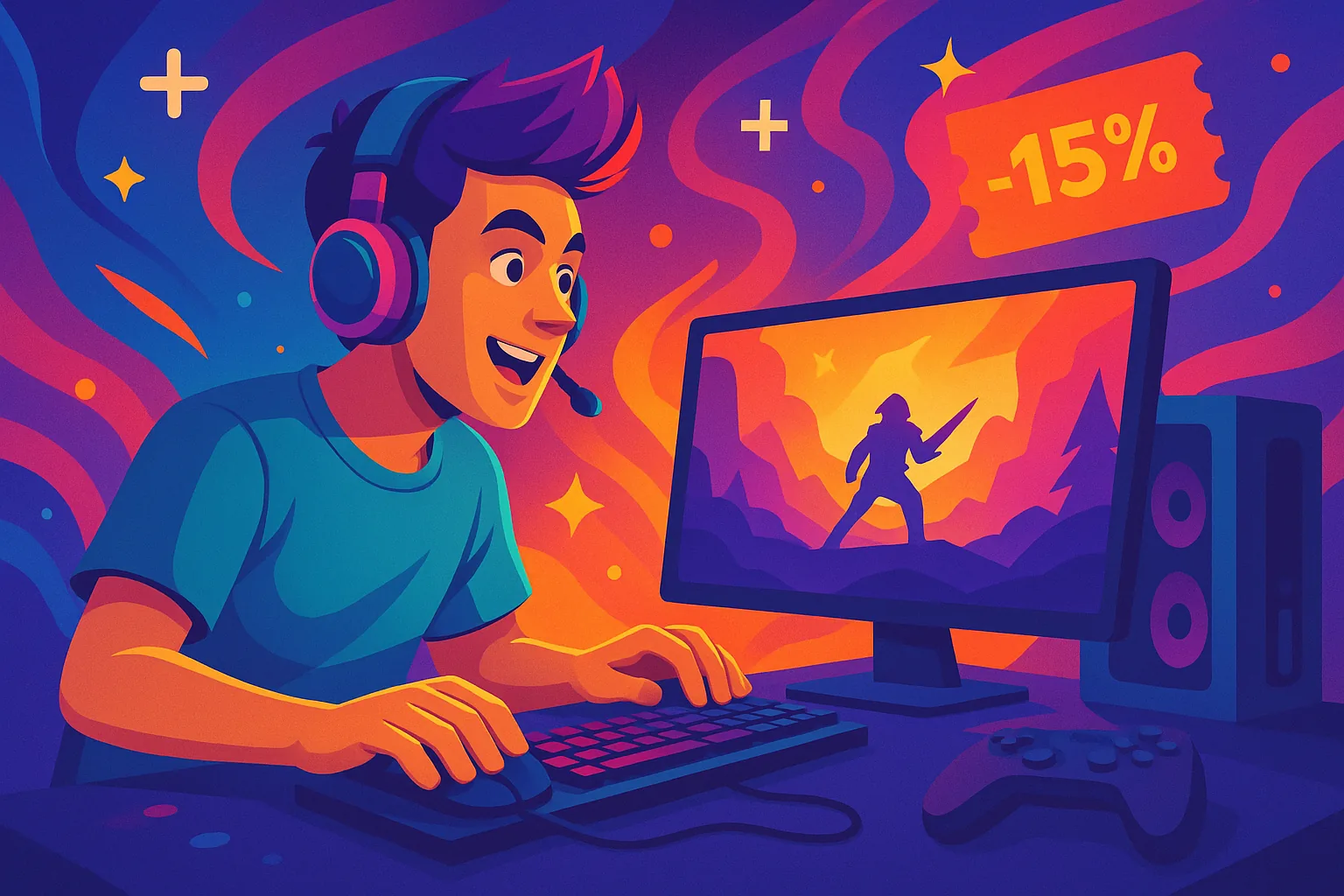 Nuuvem antecipa aniversário com cupom de 15% off em jogos de PC
